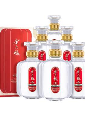 金六福兼香50.8新时代四星纯粮酒
