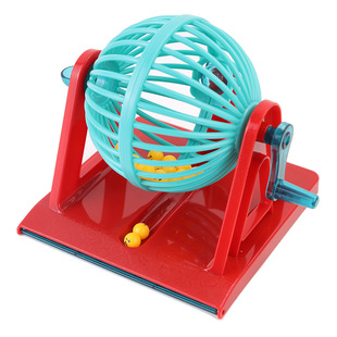 BINGO FAMILY GAME外贸迷你儿童摇奖机趣味亲子桌游宾果游戏机