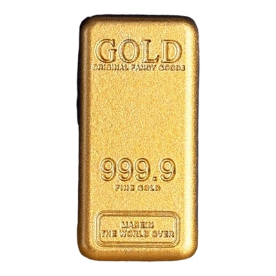 合金金砖仿金条实心聚宝盆摆件