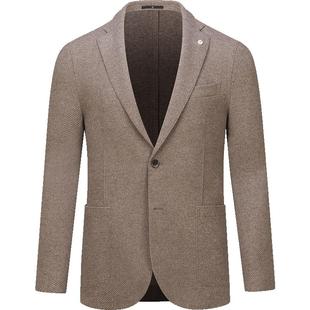 【羊驼毛】LAMPO/蓝豹男士单西服商务羊绒花呢西装外套