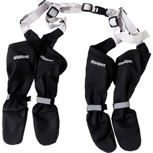 狗狗鞋子大型犬冬季外出防脏防水鞋套不掉脚套软底甩不掉大狗鞋子