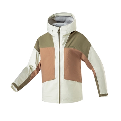 防水透湿撞色冲锋衣登山服女