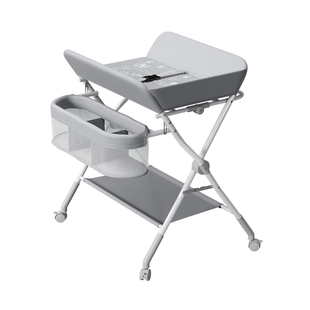 尿布台婴儿护理台多功能换尿布抚触按摩便携可折叠婴儿床洗护一体