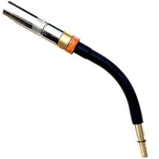P200气保焊枪配件P350弯管CO2二保焊机黄铜紫铜P500内丝外丝直管