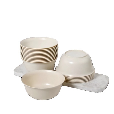 稻壳一次性餐具碗勺家用盘子碗筷饭碗加厚户外结婚餐盘筷食品级