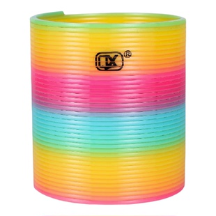 魔力彩虹圈玩具大号儿童益智弹力大人专业表演拉环平衡七彩弹簧圈