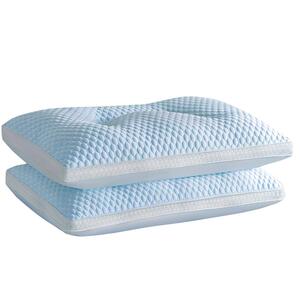 夏季枕头枕芯护颈椎助睡眠夏天凉枕男家用一对套装学生宿舍冰丝整