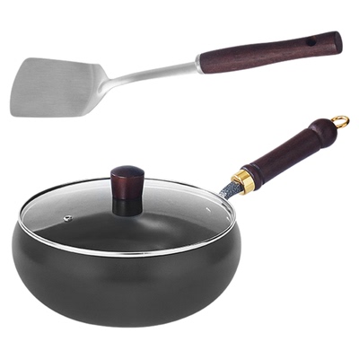 【进口精铁】高品质正宗大肚铁锅