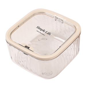 美瞳日抛收纳盒按压开盖桌面多副亚克力隐形眼镜盒子透明带盖防尘