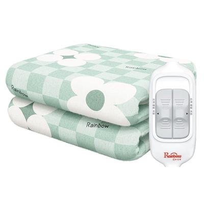 彩虹单双人遇水不漏电电热毯