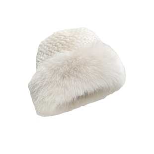 新款东北毛绒帽子仿皮草狐狸毛蒙古帽女冬季加厚保暖防寒保暖帽