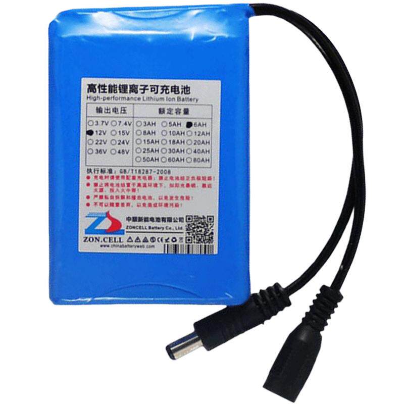中顺芯大容量聚合物锂电池组12V