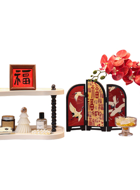 高级感玄关装饰摆件钥匙收纳盒