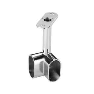 衣柜法兰底座金属挂杆配件高脚圆管子托侧装球型阳台吊通顶固定托