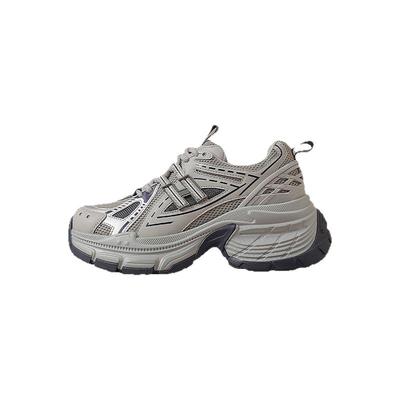 星期六老爹鞋女款2025新款春秋厚底增高女鞋显脚小休闲轻便运动鞋