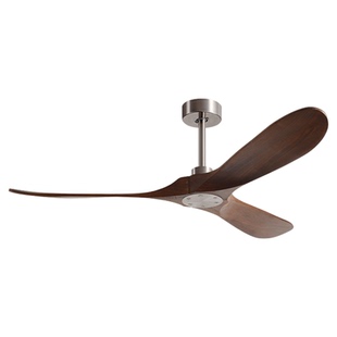 工业实木吊扇餐厅家用复古吊扇大风力变频静音批发商用吊顶电风扇