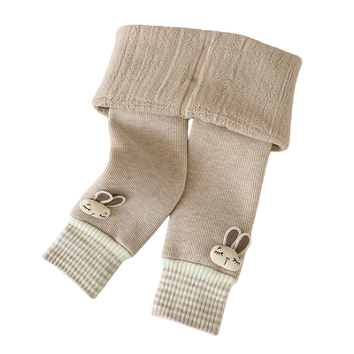 女童冬季加绒加厚款打底裤子宝宝