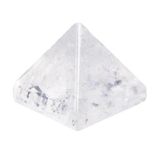 天然白水晶金字塔桌面摆件黑曜石奇石七星阵矿物原石家居装饰矿石