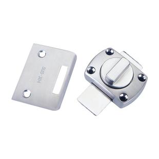 免打孔旋转插销90度门栓门锁门扣转角防盗门那反锁卡扣锁扣固定器