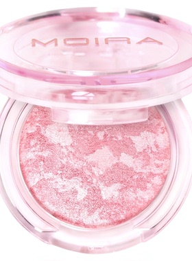 Moira Marvelous烘焙大理石腮红粉饼珠光光泽高光腮红2合1