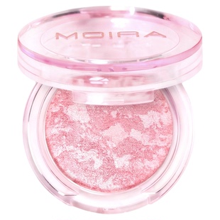 Moira Marvelous烘焙大理石腮红粉饼珠光光泽高光腮红2合1