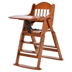 宝宝餐椅多功能商用可折叠便携式实木婴儿家用儿童吃饭餐桌椅餐厅