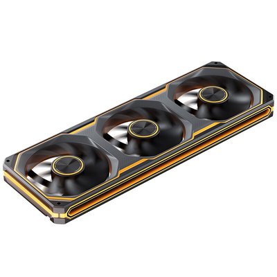 乔思伯电脑机箱风扇XA-360/XA-120三面镜连体ARGB风扇 连体风扇