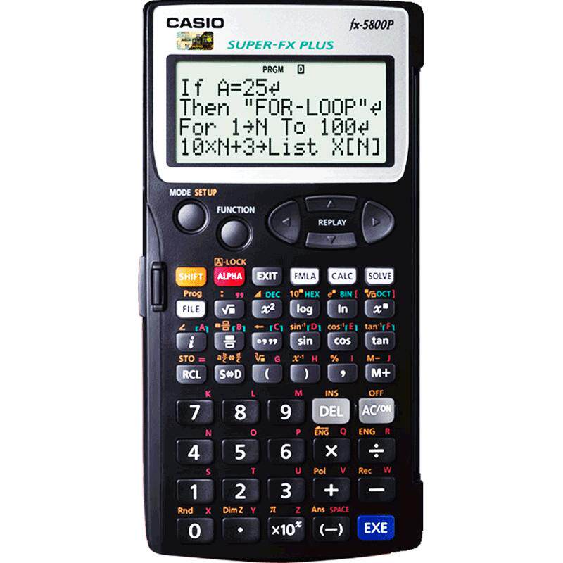 卡西欧FX-5800P编程计算器工程用
