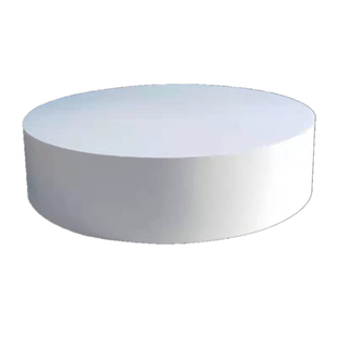 圆形木制烤漆展示台网红直播台子站台主播脚踩地台婚纱店模特底座