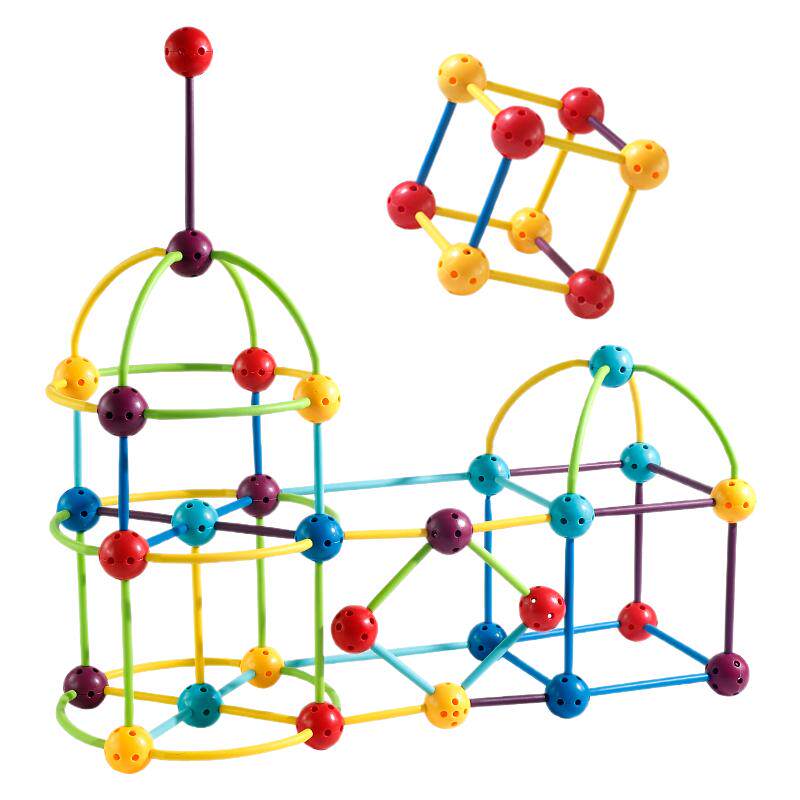 几何建构师图形立体拼装益智积木思维构建数学启蒙玩具3D拼搭积木