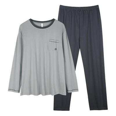 春秋男士纯棉长袖家居服