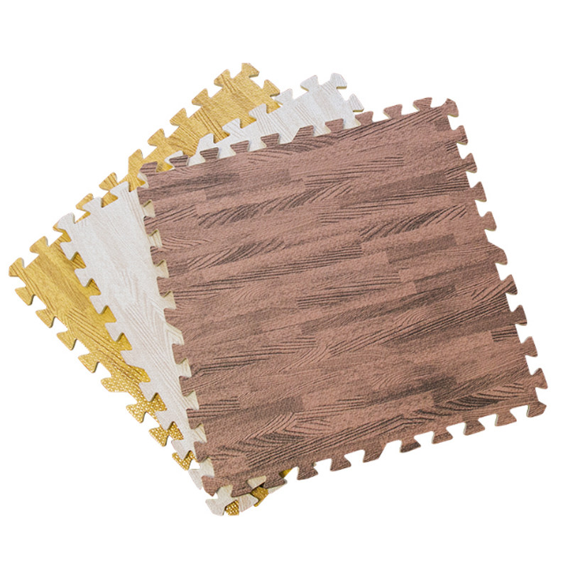 宿舍泡沫地垫拼接60×60木纹家用脚垫