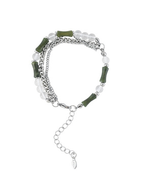 花迹双层叠戴手链女ins潮