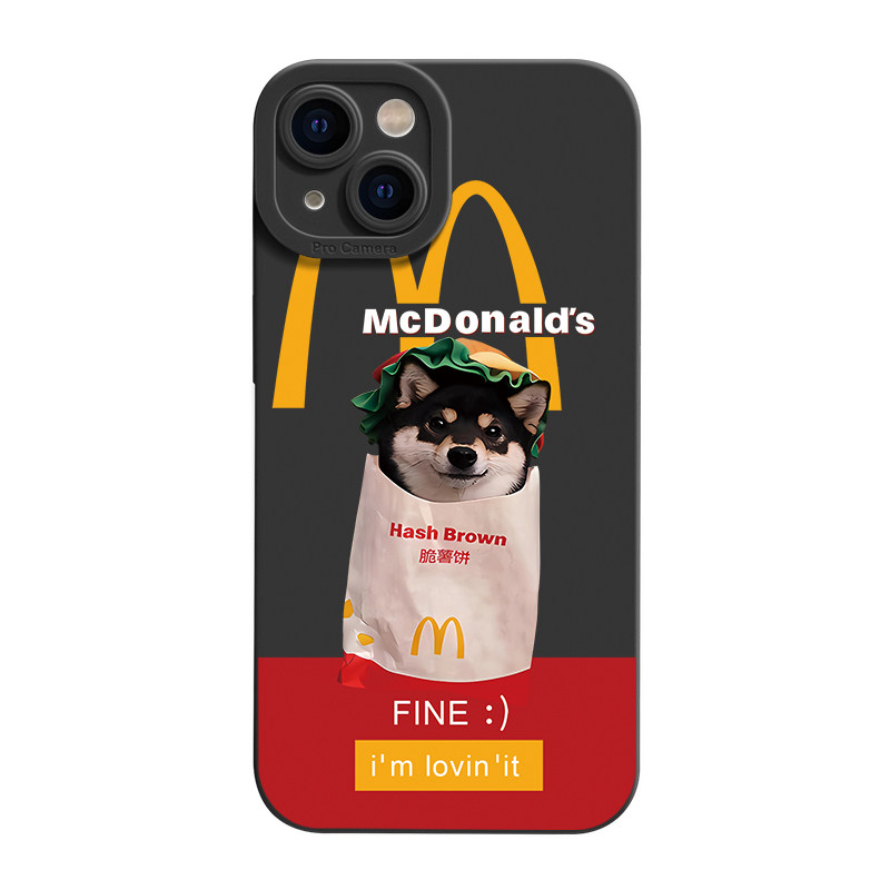 柴犬薯饼iphone18手机壳12苹果14pro max硅胶16情侣7/8plus防15摔6全包se软壳xr卡通mini创意13个性适用17
