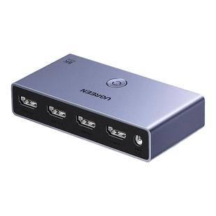 绿联hdmi二/三进一出切换器2.1版8k高清线一分二/5五进1出分屏器