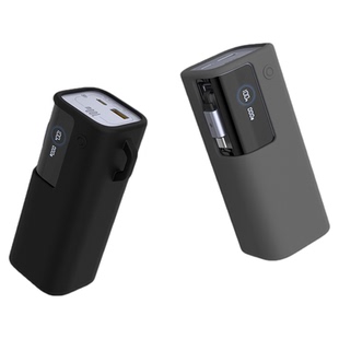 适用倍思 极客充 100W自带线充电宝保护套硅胶套便携10000mAh移动电源收纳盒全包保护防摔减震多功能收纳配件