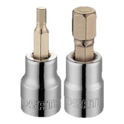 世达中飞花型旋具套筒10mm花键3/8工具t40/t50/t30/t45/t20/t60