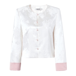 恩瑞妮专柜同款2025秋季新款时尚百搭显瘦气质淑女短外套女上衣