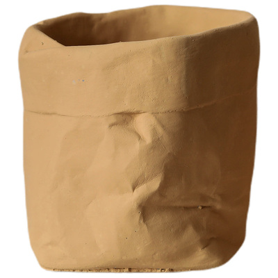 仿牛小花盆室内水泥复古