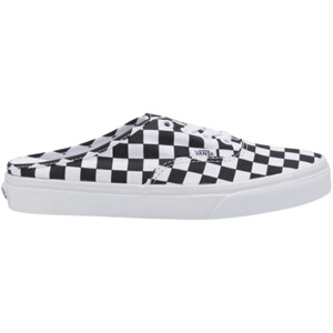 vans黑白棋盘格半拖夏季帆布板鞋