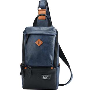 稻草人胸包男士包包新款运动男生斜挎包休闲小背包大容量单肩包夏