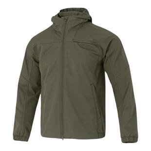 阿迪达斯绿色加绒夹克男装2025秋季新款运动服梭织防风外套KA1305