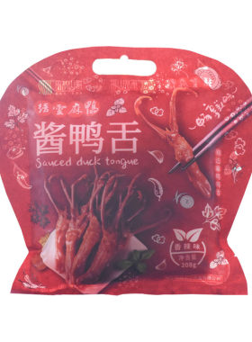 酱鸭舌香辣味酱香味零食丽水山耕
