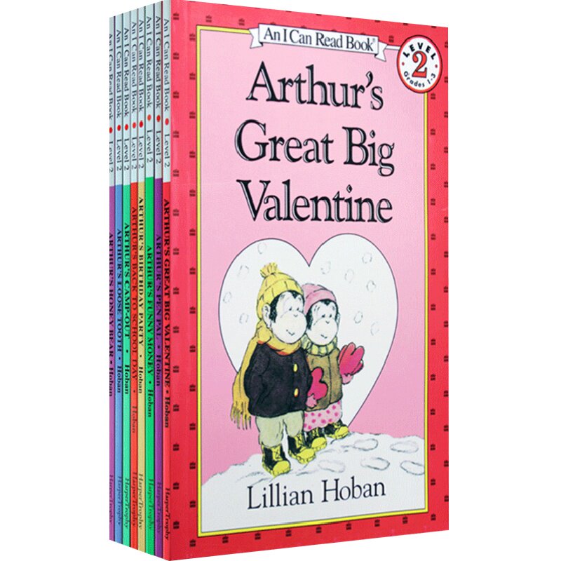 英文原版绘本 I Can Read Arthur 亚瑟系列5本汪培珽书单第四阶段 6-8-9-10岁小学英语学习故事阅读图画书 HarperCollins  送音频