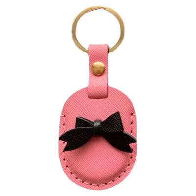 真皮迷你小长方形水滴门禁卡套