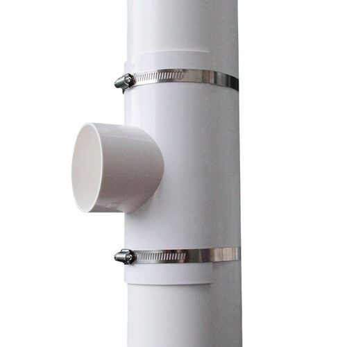 PVC排水管补漏片三通开口斜变径接头配件50/75/110接口抢修加长