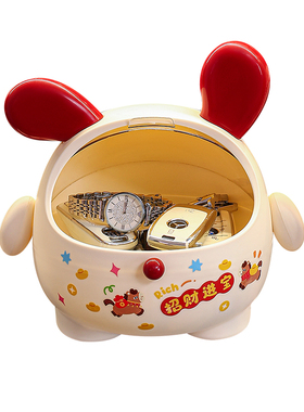 墩墩狗钥匙收纳盒入户玄关摆件进门口置物架客厅鞋柜装饰乔迁礼物