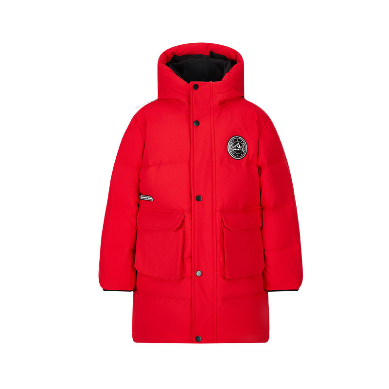 雪中飞kids儿童羽绒服中长款加厚