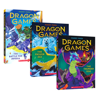 Dragon Games 龙之游戏3册 魔法冒险故事 奇幻章节小说 青少年桥梁读物 7-10岁 英文原版进口图书