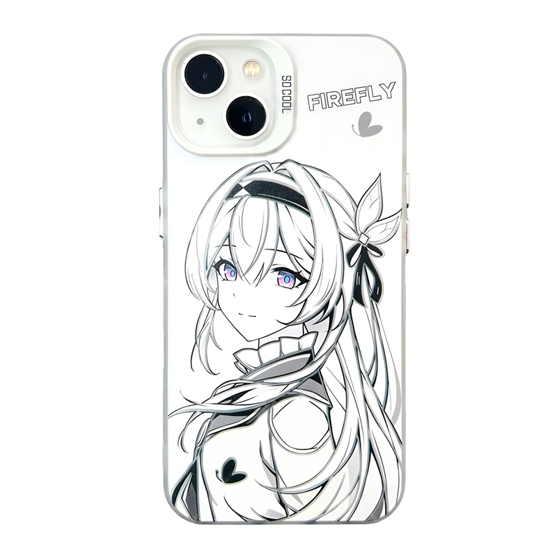 星穹铁道手机壳线稿流萤遐蝶砂金银狼知更鸟适用苹果16iphone15华为mate60小米14红米k80iqoo13周边一加ace5